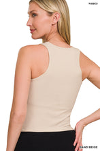 Load image into Gallery viewer, Racer Back Rib Tank Top
