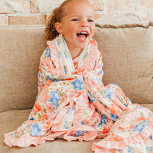 Load image into Gallery viewer, COPPER PEARL® Bamboo Ruffled 3-Layer Stretchy Quilt - Penelope
