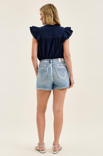 Load image into Gallery viewer, Judy Blue® High Waisted Slim Shorts With Foil Seams

