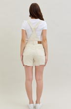 Load image into Gallery viewer, Judy Blue® High Waist Garment Dyed Destroy Overall Shorts
