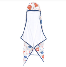 Load image into Gallery viewer, COPPER PEARL® Big Kid Hooded Towel - All Star
