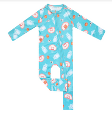 Load image into Gallery viewer, COPPER PEARL® Convertible Zip-Up Footie - Slam Dunk
