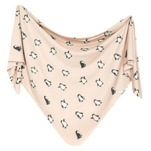 Load image into Gallery viewer, COPPER PEARL® Knit Blanket PENGUINS
