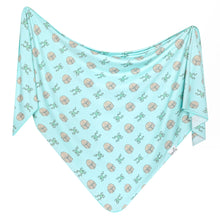 Load image into Gallery viewer, COPPER PEARL® Knit Swaddle Blanket - Star Wars Mando Medley
