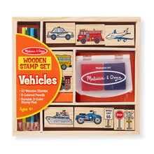 Load image into Gallery viewer, Wooden Stamp Set - Vehicles
