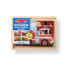 Load image into Gallery viewer, Vehicles Jigsaw Puzzles in a Box
