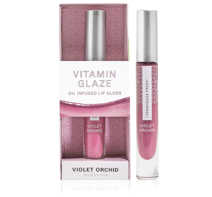 FarmHouse Fresh® Vitamin Glaze® Oil-Infused Lip Gloss - Violet Orchid