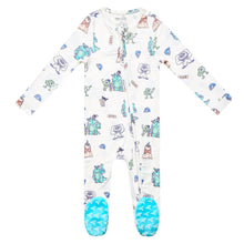 Load image into Gallery viewer, COPPER PEARL® Convertible Zip-Up Footie Pajama - Monsters Inc. Friends
