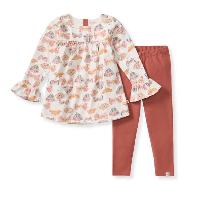 Boho Butterflies Toddler Tunic Set