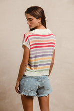 Load image into Gallery viewer, Colorful Striped Knit Top

