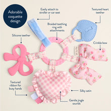Load image into Gallery viewer, Bitzy Busy Ring™ Teething Activity Toy-  Bow
