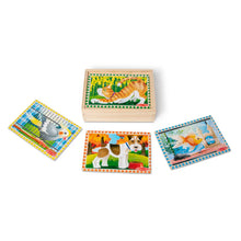 Load image into Gallery viewer, Wooden Jigsaw Puzzles in a Box - Pets
