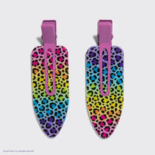 Load image into Gallery viewer, Lisa Frank X Kitsch Xl Creaseless Clips in Rainbow Leopard
