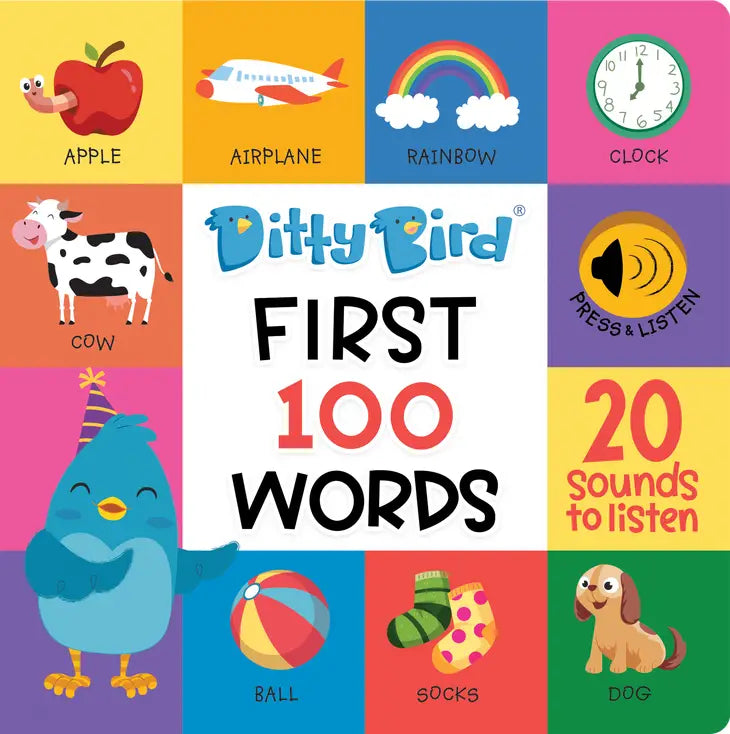 Ditty Bird Sound Book: First 100 Words