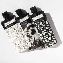 Load image into Gallery viewer, Refillable Travel Pouches / Black &amp; Ivory - 3 Pack
