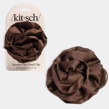 Load image into Gallery viewer, Satin Rosette Medium Flat Cloud Clip
