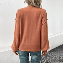 Load image into Gallery viewer, Long-Sleeved Mahogany Sweater
