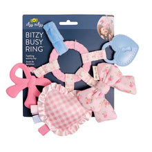 Load image into Gallery viewer, Bitzy Busy Ring™ Teething Activity Toy-  Bow
