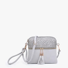 Load image into Gallery viewer, Jen &amp; Co Tara Double Zip Crossbody/Wristlet
