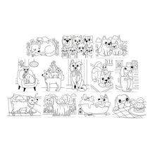 Load image into Gallery viewer, Undercover Art Hidden Patterns Coloring Activity - Dog Days
