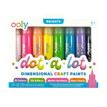 Load image into Gallery viewer, Dot-A-Lot: Dimensional Craft Paint - Bright (Set of 8)
