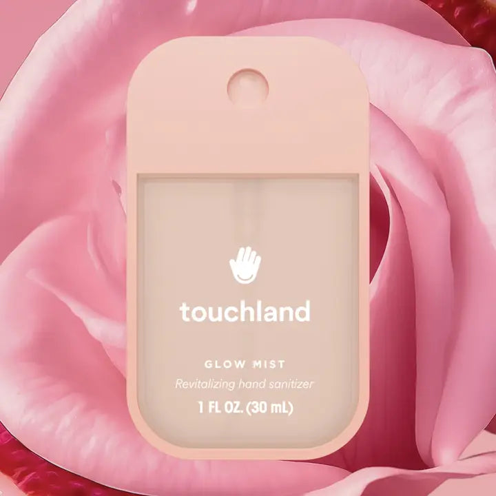 Touchland Hand Sanitizing Mist- Rosewater Glow Mist Revitalizing