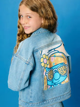 Load image into Gallery viewer, Smurfette Graphic Cargo Denim Jacket
