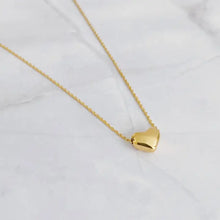 Load image into Gallery viewer, Love Bean Heart Necklace - Gold
