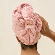 Load image into Gallery viewer, Terracotta Plush Microfiber Hair Towel Turban
