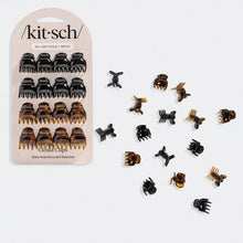 Load image into Gallery viewer, Black &amp; Tort Micro Cloud Clip 16pc Set
