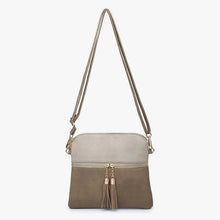 Load image into Gallery viewer, Jen &amp; Co Tara Double Zip Crossbody/Wristlet
