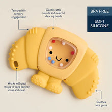 Load image into Gallery viewer, Croissant Sweetie Shake Plus™ - Teething + Rattle Toy
