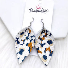 Load image into Gallery viewer, 2.5&quot; Fall Floral Petal Dangles - Fall Earrings
