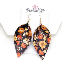 Load image into Gallery viewer, 2.5&quot; Fall Floral Petal Dangles - Fall Earrings
