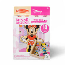 Load image into Gallery viewer, Disney Minnie Mouse Wooden Mix &amp; Match Dress-Up Puzzle
