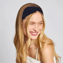 Load image into Gallery viewer, Recycled Fabric Wide Twist Headbands 2pc Set -Garden Bouquet
