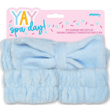 Load image into Gallery viewer, Sprinkle Spa Day Headband and Cuff Set
