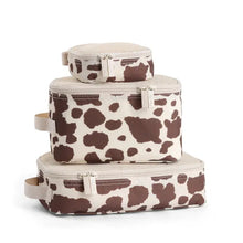 Load image into Gallery viewer, Pack Like A Boss Diaper Bag Packing Cubes - Giddy Up! Cow Print
