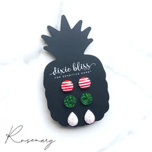 Load image into Gallery viewer, Dixie Bliss Rosemary Stud Earrings
