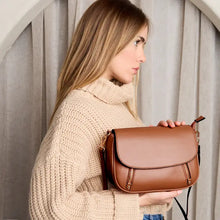 Load image into Gallery viewer, Lindsay Dual Zip Flapover Crossbody
