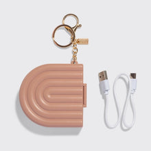 Load image into Gallery viewer, Terracotta Compact Mirror Keychain
