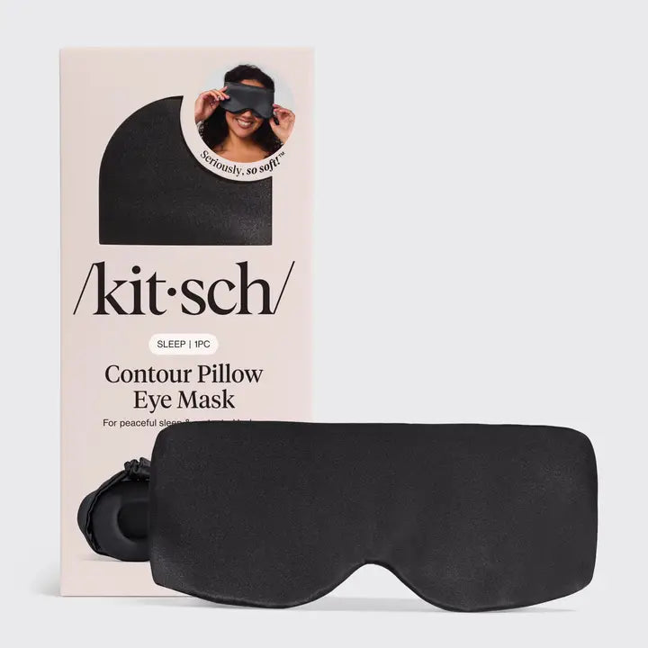 Contour Pillow Eye Mask - Black