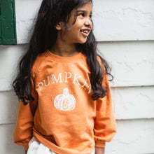 Load image into Gallery viewer, Toddler Pumpkin Organic Cotton Sweatshirt
