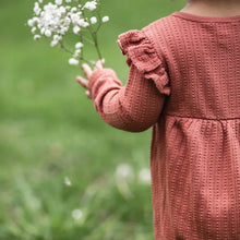Load image into Gallery viewer, Baby Jumpsuit - Cedar Dotted Rib
