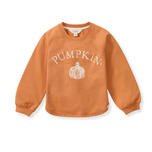 Load image into Gallery viewer, Toddler Pumpkin Organic Cotton Sweatshirt
