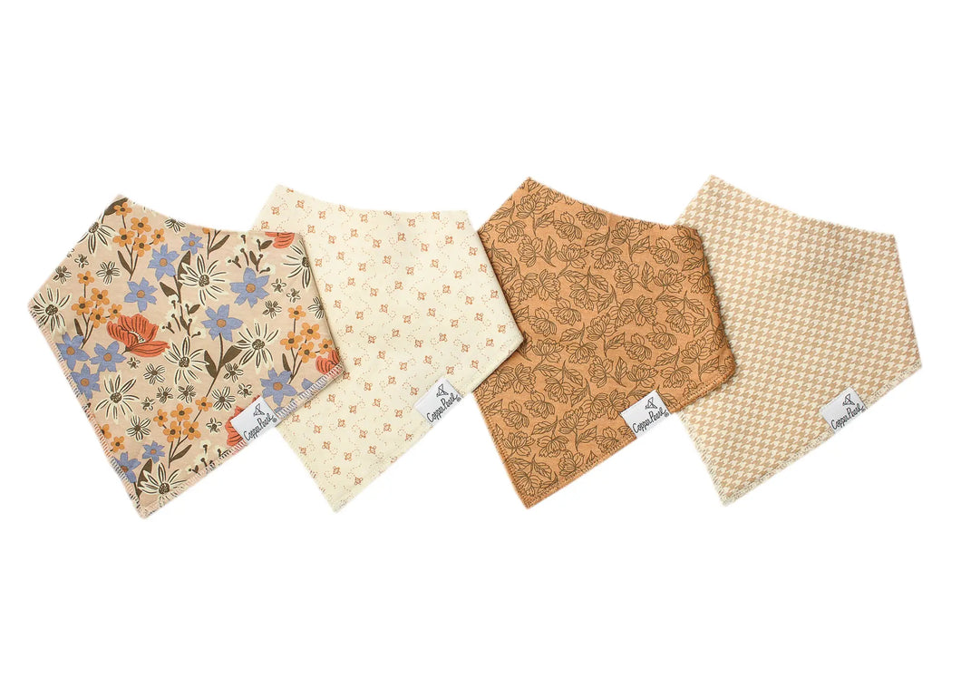 COPPER PEARL® Baby Bandana Bib Set 4pk EDEN