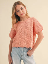 Load image into Gallery viewer, Tween Girls Crochet Top
