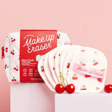 Load image into Gallery viewer, Cherry Crush 7-Day Set &amp; Makeup Bag Gift Set- Makeup Erasers
