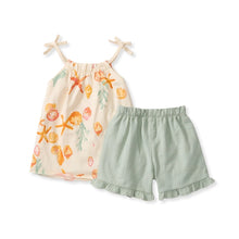 Load image into Gallery viewer, Starfish &amp; Shells Girl Tank &amp; Shorts Set
