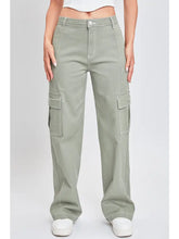 Load image into Gallery viewer, Junior High Rise Cargo Pant
